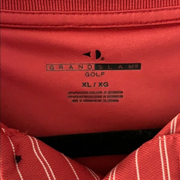 Red & White Striped Polo - Picture 3 of 5